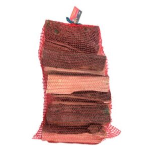 Eingepackte Brennholzkiste